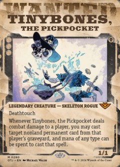 Tinybones, the Pickpocket Outlaws of Thunder Junction Wanted Poster Art
